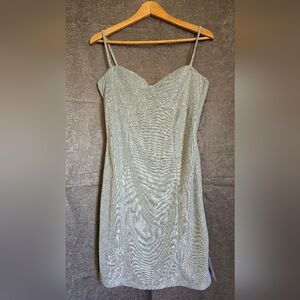 Brand New. Metallic Mini Dress.